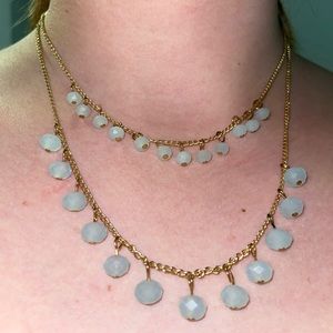 Layered necklaces